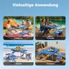 Wiltec Camping Sitzgruppe mit 4 Sitzplätzen klappbare Produktbild-Vorschau 7
