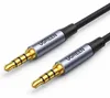 Kábel AUX mini jack 3,5 mm - 2 m čierny KP15002 Náhľad obrázku produktu 1