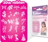 Tytoo. Kit de pochoirs pour tatouage de princesse Voir les images du produit 4