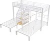 Letto a castello Merax, 3 letti 90 x 200 cm, lettino per Anteprima dell’immagine prodotto 11