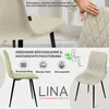 Lina® Elisia Esszimmerstuhl im modernen Design - Samt - Produktbild-Vorschau 6