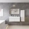 100cm Keramik Waschtisch mit Unterschrank Badmöbel Set mit Produktbild-Vorschau 3