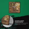 Coloray Uhr auf Leinwand 30x30 cm Wand Uhr Dekoration Produktbild-Vorschau 5