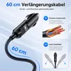 Zigarettenanzünder Verteiler 100W, Kfz Ladegerät mit USB-C Produktbild-Vorschau 4
