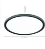 Just Light LED Deckenlampe "Flat" schwarz, 20 W, CCT Produktbild-Vorschau 3