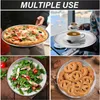 Herogo Pizzablech Edelstahl 4er Set 30 cm rund zum Backen Produktbild-Vorschau 7