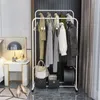 FATIVO Porte-vêtements mobile en métal avec roues, Voir les images du produit 3