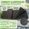 TTL GARDEN Unkrautvlies 10m² 2x5m schwarz 150g/m² Produktbild-Vorschau 2