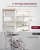 VASAGLE Rollwagen mit Schubladen, 8 Ebenen, 39,5 x 28,5 x Produktbild-Vorschau 3