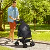 PawHut faltbarer Buggy, Kinderwagen, Hunde- und Katzenkorb, Produktbild-Vorschau 2