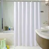 Duschvorhang 120 x 180 cm, Duschvorhang aus weißem Stoff, Produktbild-Vorschau 1