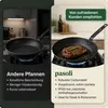 Unsere pasoli Steak Pfanne aus Kohlenstoffstahl, Ø28cm Produktbild-Vorschau 5