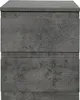 Nachtkommode 2er Set Beton mit 2 grifflosen Schubladen Produktbild-Vorschau 4