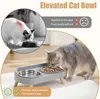 2 x Katzennapf Erhöht - Erhöhter Katzen Napfset Edelstahl Produktbild-Vorschau 3