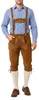 Trachtenlederhose Herren Kniebund Lederhose mit Produktbild-Vorschau 10
