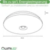 LUMILED LED stropné svietidlo 18W 1620lm stropné svietidlo Náhľad obrázku produktu 7