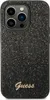 A black glitter phone case with the Guess logo. Podgląd zdjęcia produktu
