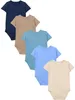 TupTam babyromper met korte mouwen, effen kleuren, 5-pack, Productafbeelding-voorbeeld 8