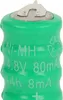 vhbw 10x NiMH Ersatz Knopfzellen-Akku (80 mAh, 4,8 V, NiMH) Produktbild-Vorschau 5