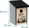 Relaxdays Nistkasten für Meisen, Spatzen, 32mm, Produktbild-Vorschau 4