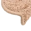 vidaXL Stufenmatten 15 Stk. 56x17x3 cm Beige Halbrund Produktbild-Vorschau 9