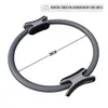 Gorilla Sports Kruh na pilates, 36 cm, sivý Náhľad obrázku produktu 4