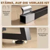 HOMCOM Esstisch 100 x 100 cm Runder Esszimmertisch für 4 Produktbild-Vorschau 5