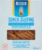 A product package for De Cecco gluten-free penne rigate pasta. Podgląd zdjęcia produktu