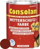 Consolan Wetterschutzfarbe schwedenrot 0,75L Holzfarbe Produktbild-Vorschau 10