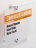 DURABLE Türschild CRYSTAL SIGN® A5 quer, 482319 transparent Produktbild-Vorschau 8
