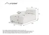 MIUFORM Flex Felix - 1-Sitzer Longchair für Modulsofas - Produktbild-Vorschau 7