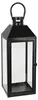 3er Gartenlaternen Laternen Metall Windlicht Schwarz Produktbild-Vorschau 5