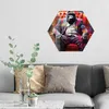 DEQOART Glasbild Echtglas 55x48 cm 'Gorilla Lounge' Produktbild-Vorschau 3