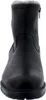 A close-up, front-facing view of a black boot. Produktbild-Vorschau