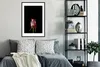 MuchoWow® MuchoWow® Gerahmtes Poster Rose - Schwarz - Pilz Produktbild-Vorschau 2