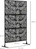 Outsunny Panneau décoratif extérieur 122 x 198 cm, paravent Voir les images du produit 5