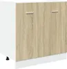 vidaXL 4-tlg. Küchenschrank-Set Lyon Sonoma-Eiche Produktbild-Vorschau 7