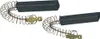 Two carbon brushes with attached springs and connectors, isolated on a white background. Produktbild-Vorschau