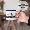 Trendation - Logopädin Herzschlag Emaille Tasse Geschenk Produktbild-Vorschau 2