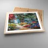 Gerahmtes Poster - Rahmen in heller Eiche - Impressionismus Produktbild-Vorschau 3