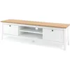 TV-Möbel Berge 160cm 2 Schubladen - weiß/Eiche Produktbild-Vorschau 19