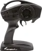 A black remote control for an RC car, shown from a diagonal angle against a white background. Anteprima dell’immagine prodotto