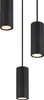 Globo Lighting Hängeleuchte Metall schwarz matt, 3x GU10 Produktbild-Vorschau 2