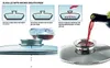 Diagrams illustrating the use of a glass lid with an aroma-mouth knob, showing how it can be used for frying, heat reflection, and adding spices without lifting the lid. Also shows a close-up of the lid with liquid being poured into the knob. Produktbild-Vorschau