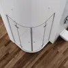IMPTS Duschkabine 80x80cm Viertelkreis Duschabtrennung Produktbild-Vorschau 2
