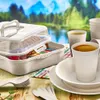 ORION pikniková súprava kempingová súprava taniere šálky 13 Náhľad obrázku produktu 2