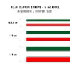Strisce nastro adesivo per auto tricolore Italia 3,5 cm x 5 Anteprima dell’immagine prodotto 3