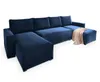 Masseno Ecksofa DENI mit Schlaffunktion U-Form, Sofa mit Produktbild-Vorschau 2