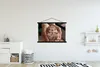 MuchoWow® Textilposter Kleiner Igel in den Händen 150x100 Produktbild-Vorschau 2
