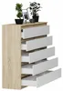 Komoda 160 cm 10 zásuvek skříňka FRAMIRE R-160-S10 sonoma Náhled obrázku produktu 4